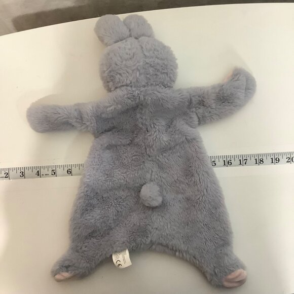 Kellytoy Bunny Rabbit Plush Lovey Security Blanket 18" Soft Crinkle Rattle - Picture 2 of 8